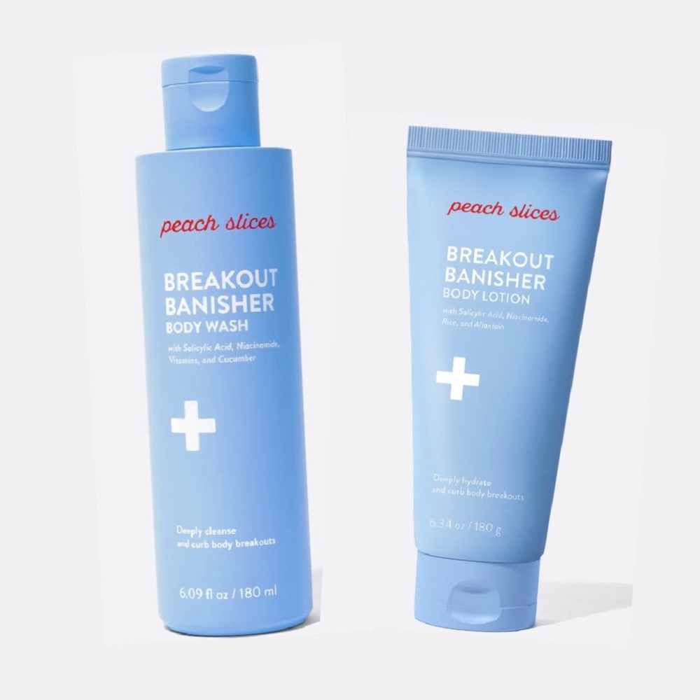 Peach Slices Breakout Banisher Body Lotion + Body Wash Bundle